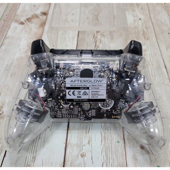 Afterglow Wired Game Controller Xbox One Clear Transparent 048-121 No cable - Picture 2 of 8